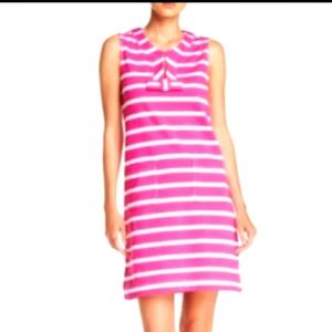 Kate Spade Tropez  pink striped sleeveless dress